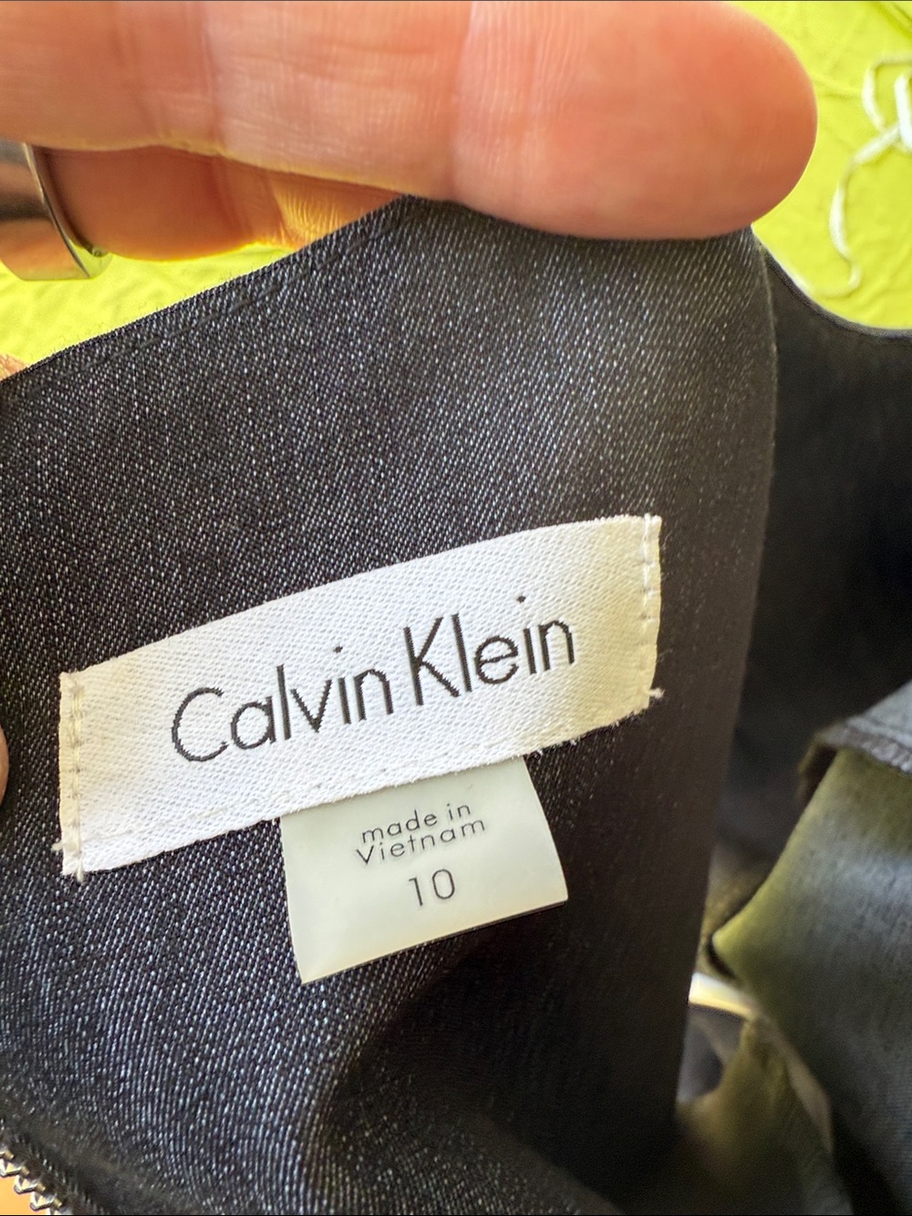 Calvin Klein Black Midi Dress